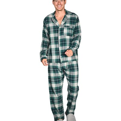 Pyjama mixte en flanelle BLACK HILLS SENSEI MAISON