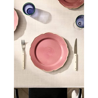 Assiette creuse grès ondulé MANGO HOME