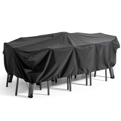 Housse de table de jardin noire 240 x 130 cm, COV'UP EXPERT OVIALA