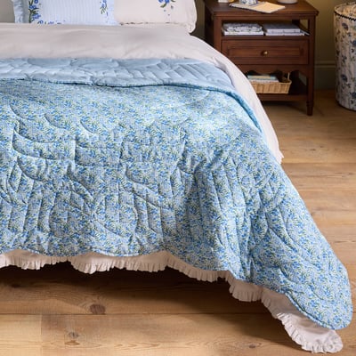 Ditsy Floral Reversible Quilted Bedspread CATH KIDSTON