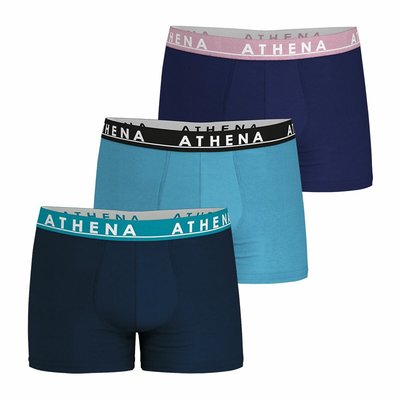 Pack of 3 Plain Easy Colour Hipsters ATHENA