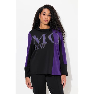 Sweat-shirt à lettrage en strass ULLA POPKEN
