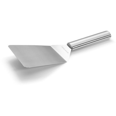 Ustensile plancha spatule inox courte coudée FORGE ADOUR