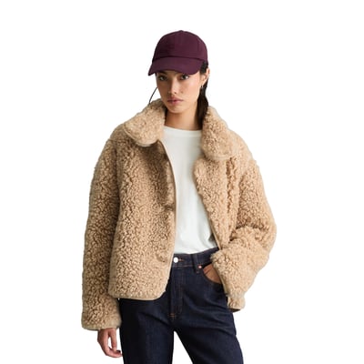 Veste en peluche, coupe standard en peluche Curly toute douce MARC O’POLO DENIM