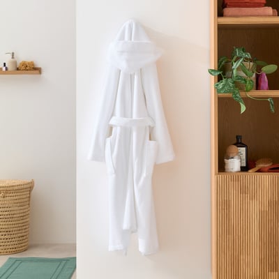 Kheops Adult Hooded Bathrobe in Egyptian Cotton 400g/m2 LA REDOUTE INTERIEURS