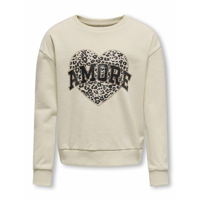 Sweat col rond avec empiècement devant KIDS ONLY