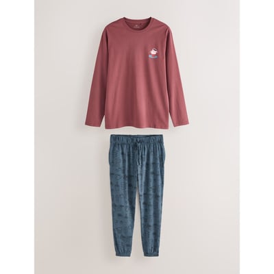 Pyjama en jersey à manches longues avec motif NEXT