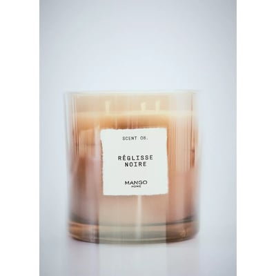 Bougie parfumée RÉGLISSE NOIRE 500 g MANGO HOME