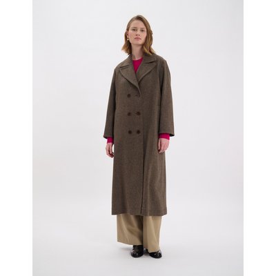 Manteau en lainage à chevrons denise INES DE LA FRESSANGE PARIS
