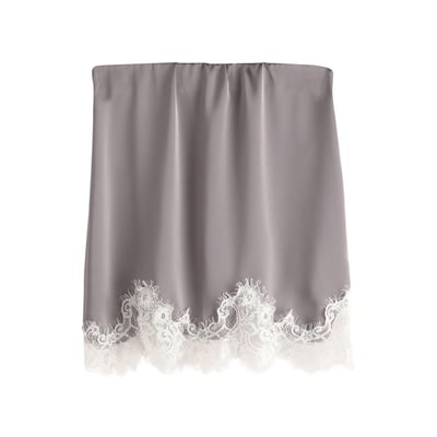 Mini-jupe en satin bordée de dentelle NEXT