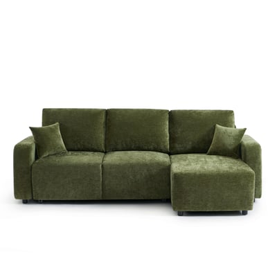 Canapé d'angle convertible tissu  LIVIO BAÏTA