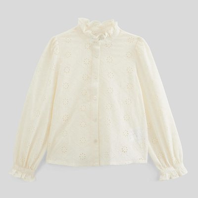 Chemise unie en coton MONOPRIX