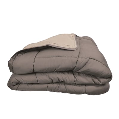 Couette légère réversible bicolore en microfibre 200 gr/m² TOISON D OR