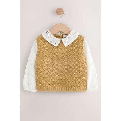 Pull en maille à faux col NEXT