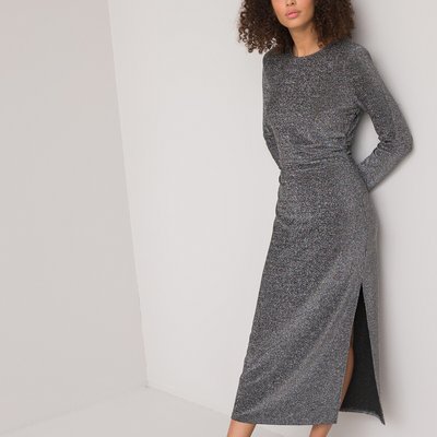 Robe pailletée longue, décolleté dos LA REDOUTE COLLECTIONS