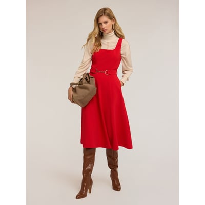 Robe évasée avec passant métallique MOTIVI