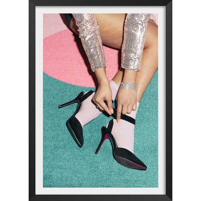 Affiche vintage Disco party HEXOA