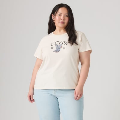 T-shirt girocollo maniche corte motivo davanti LEVI’S PLUS