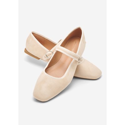 Ballerines effet suédine LOLALIZA