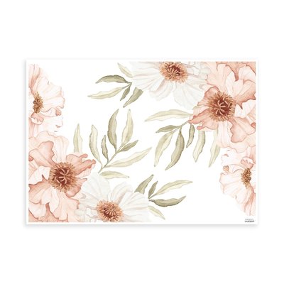 Stickers muraux grand bouquets POPPIES LILIPINSO