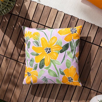 Flowers Outdoor Filled Cushion WYLDER