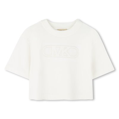 T-shirt brodé en coton MICHAEL KORS