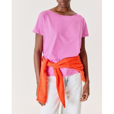 Gestreept T-shirt met korte mouwen, LALOOM AMERICAN VINTAGE