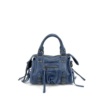 Mini-sac bowling en cuir brossé SANDSTORM MINI OH MY BAG