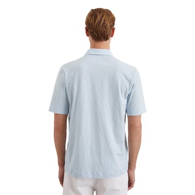 Polo en jersey slub regular en coton bio doux MARC O'POLO