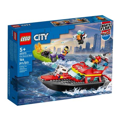 City Le bateau de sauvetage des pompiers LEGO