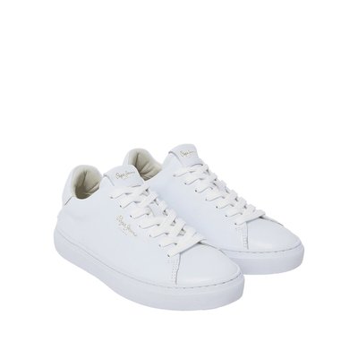 Camden Classic Low Top Trainers in Leather PEPE JEANS
