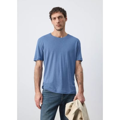 T-shirt lin MANGO MAN