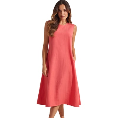 Robe estivale mi-longue sans manches BOREALIS SELMARK MARE