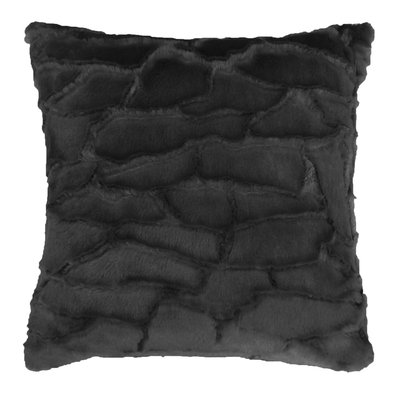 Coussin Poil doux polyester imitation Fourrure Collection Ecaille DOUCEUR D'INTÉRIEUR