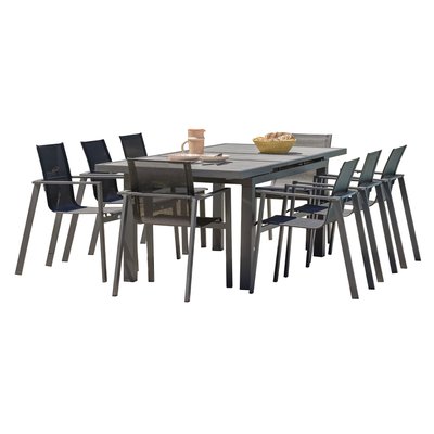 Ensemble repas en aluminium VENISE DCB GARDEN