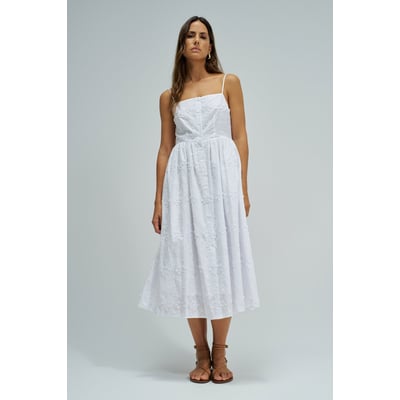 ROBE MIDI AVEC BRODERIES SALSA JEANS
