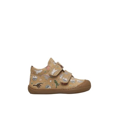 Chaussures premiers pas en suède avec imprimé dinosaures COCOON VL NATURINO