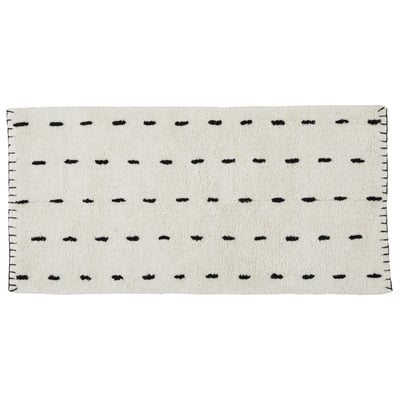 Tapis déco en coton tufté point de cheval AMARA GUY LEVASSEUR