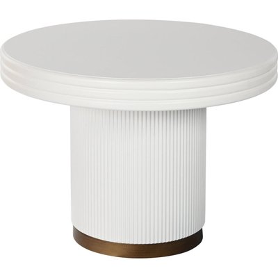 Table basse blanche élégante en bois mdf style contemporain RECOLLECTION