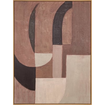 Tableau mural abstrait texturé sur toile RECOLLECTION