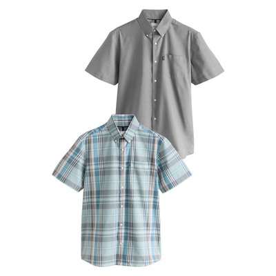 Chemise oxford manches courtes, lot de 2 NEXT