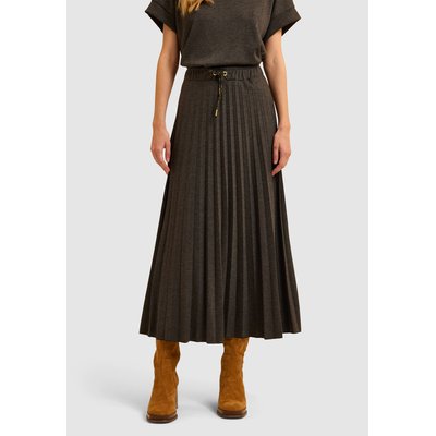 Jupe midi maille plissée ICODE