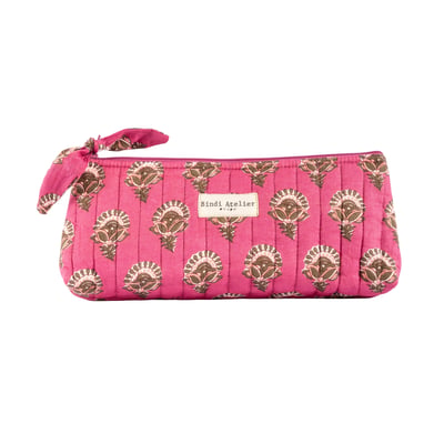 Trousse écolier en coton matelassé BINDI ATELIER