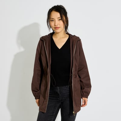 Parka déperlante à capuche GRAIN DE MALICE