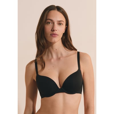 Soutien-gorge N.2 - Le push up plongeant en microfibre PURE INVISIBLE ETAM