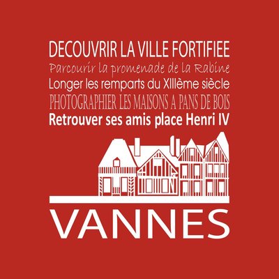 Tableau Mural Vannes ILLUSTRATION CEANOTHE