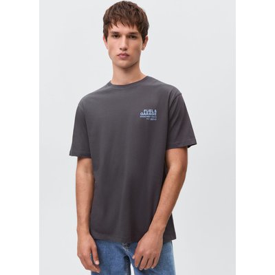 T-shirt en coton imprimé MANGO TEEN
