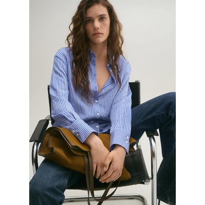 Chemise droite rayures MANGO