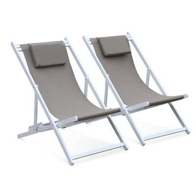 Bain de soleil aluminium multi positions (lot de 2) GAIA SWEEEK