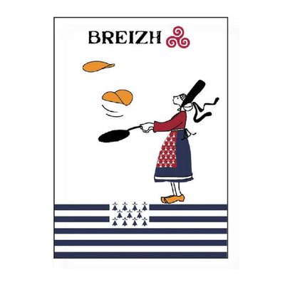 Lot de 2 torchon Bigouden crepes EDEN